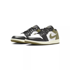 Air Jordan 1 Low Medium Olive 553558-092 Unisex