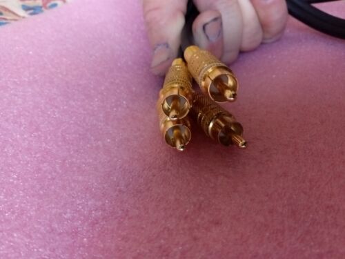 Stereo Audio Connector Cable RCA x2 Length 3ft Male - Picture 4 of 7