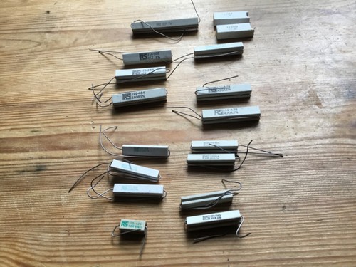 Ceramic Wirewound Resistors HRS 120R 17W 33R 7W 68 330 470 680 1K5 10K 3K3 R/S - 第 1/3 張圖片