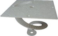 Critter Skimmer 10-inch Square Pool Skimmer Cover White Critter Skimmer 10-inch Square Pool Skimmer Cover White