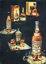 advertising 0123 1954 cognac Hennessy VSOP Bras d'Or X.O Henco