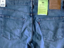 Levi's Men's 502 1344 PREMIUM BIG "E" TAPER 36X34 Blue ADV FLEX STRETCH NWT $98