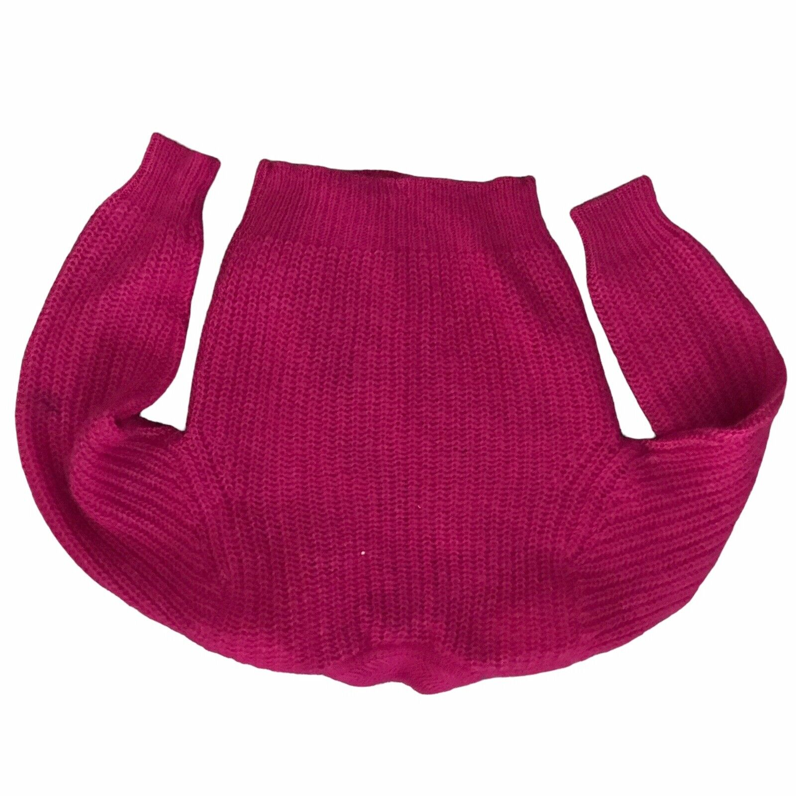 Pink Cardigan Sweater Medium Mohair Wool Hong Kon… - image 8