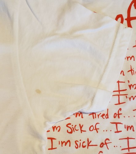 Signed by 4! Neon Trees White Broken Sunglasses Im Sick Tired Of SS T-Shirt XS - Picture 4 of 5