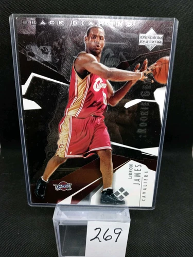 2003 04 Black Diamond Rookie Gems 5 X 7 Lebron James Cavaliers Heat Lakers