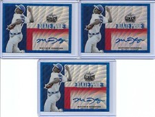 2019 Leaf Metal MATTHEW THOMPSON Pride Blue Wave Prismatic Auto /20 White Sox