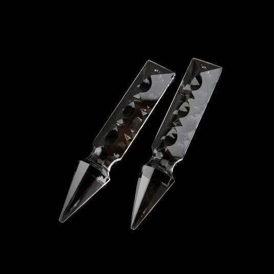 Lámpara colgante con cabeza de cohete de cristal de 76 mm 20 piezas prismas atrapadores de sol Foto 4 de 4