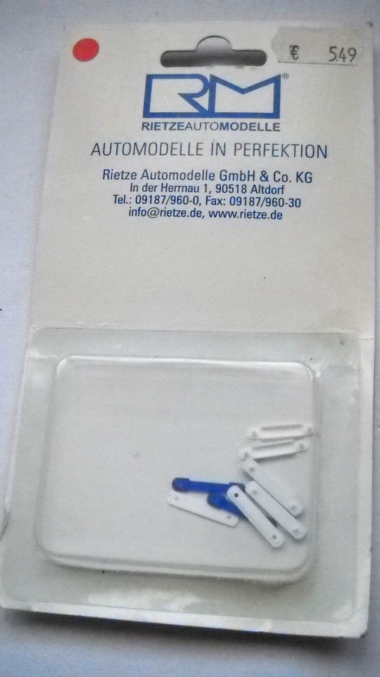 RIETZEAUTOMODELLE: ACCESSORI 1/87 - Immagine 2 di 4