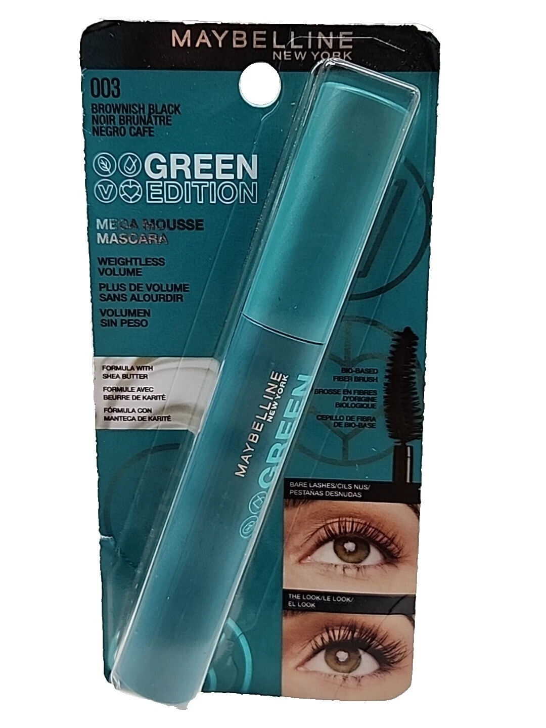 Коричневые гипоаллергенные средства для ресниц Maybelline New York