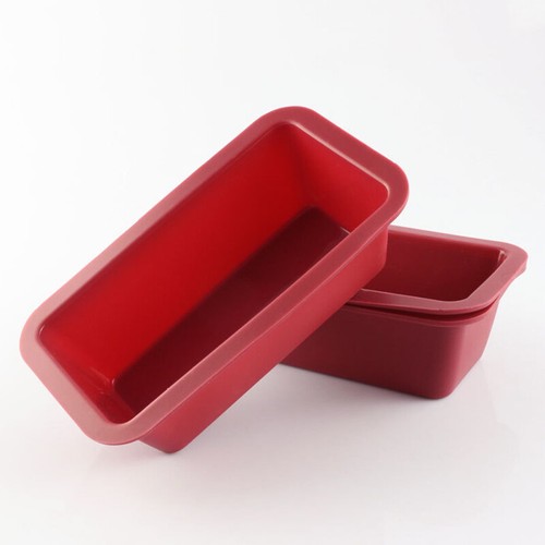 Rectangle Cake Pan Silicone Bread & Loaf Pan Non Stick Mould Pastry Mold Baking - Picture 2 of 14