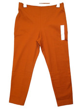 Women's Sz 6 High-Rise Skinny Ankle Brown Pull-On Pants - A New Day