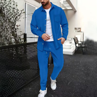 Mens Sweatsuits Piece Sport Tracksuit Jogger Sweat Suits Jogging