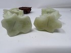Chinese Vintage Antique Reproduction 7 (H) 1 Pair Nephrite Jade Carving MD926 — photo 7