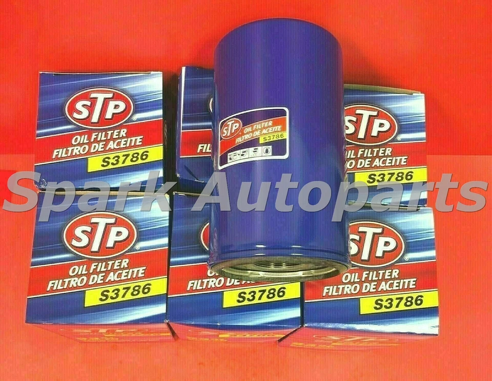 LOT OF 6 STP S3786 Engine Oil Filter FOR FORD 7.3L Powerstroke DIESEL PH3786 Foto 2 de 4