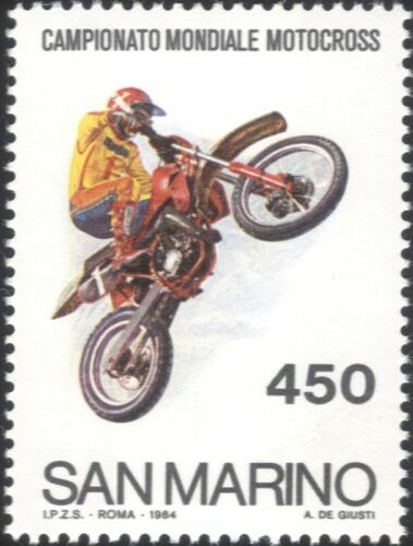 San Marino 1984 Motorrad/Motorrad/Motocross/Sport/Transport 1V (N36532a) - Bild 1 von 1
