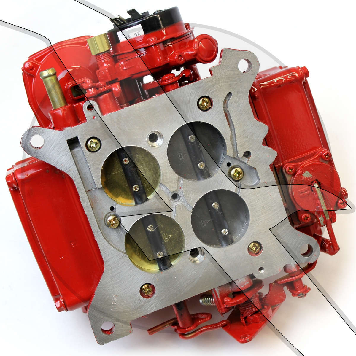 4.3L V6 Volvo Penta 4BBL Holley Marine Carburetor 3858333 Electric