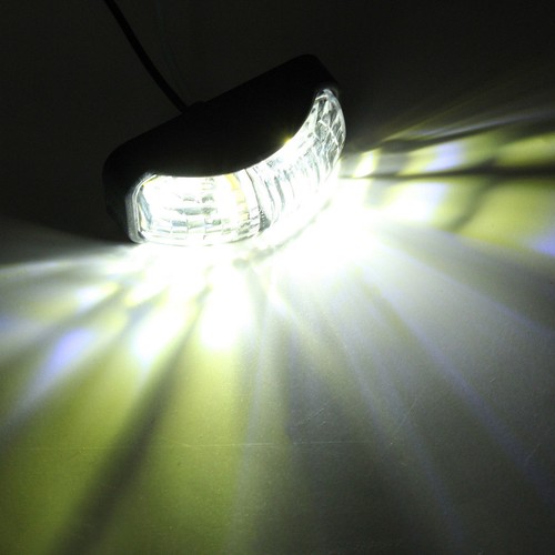 Mini Side Marker Clearance Light Amber Red LED Trailer Truck Caravan 12V 24V - Picture 11 of 17