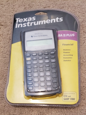 TI TEXAS INSTRUMENTS BA II PLUS FINANCIAL CALCULATOR ACCOUNTING ECONOMICS