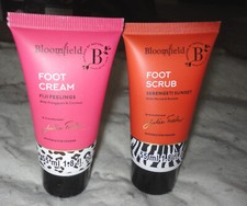 BLOOMFIELD FOOT CARE SET Foot Cream  Foot Scrub Serengeti Sunset,Fiji Feelings