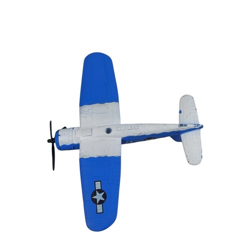 Vought F4U-4 Corsair WWII Fighter Plane Blue Diecast Replica with Stand by Corgi - Picture 7 of 11