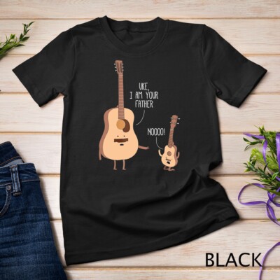 Uke I Am Your Father T Shirt Ukulele Guitar Music Unisex T-shirt