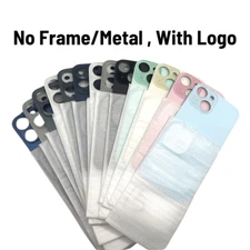 Replacement Back Glass Rear Cover Big Camera Hole No Frame For iPhone 14 14 Plus