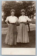 Spring Valley Pennsylvania PA Postcard RPPC Photo Women Formal Dressed 1907