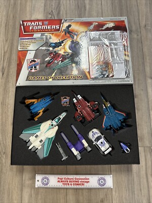 Transformers Timeline Botcon 2007 GAMES OF THE DECEPTICON SET Seekers Conehead
