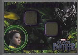 Black Panther Costume Trading Card #KM-NA Lupita Nyongo as Nakia Black Panther Costume Trading Card #KM-NA Lupita Nyongo as Nakia