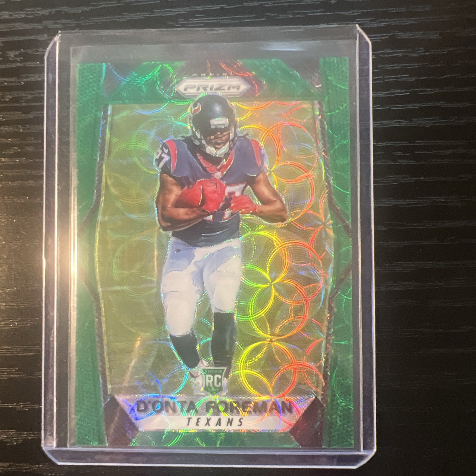 2017 Panini Prizm #273 D'onta Foreman RC Green Scope /99 Rookie Browns Texans