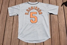 New! Brooks Robinson Baltimore Orioles Gray Heavyweight Baseball Men's XXL