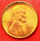 1947-S Lincoln Wheat Cent Penny GEM RD BU From an Original Bank Roll