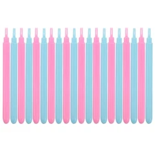  20 Pcs Plastic Paper Pen Curling Quilling Needle Craft Rolling Tools