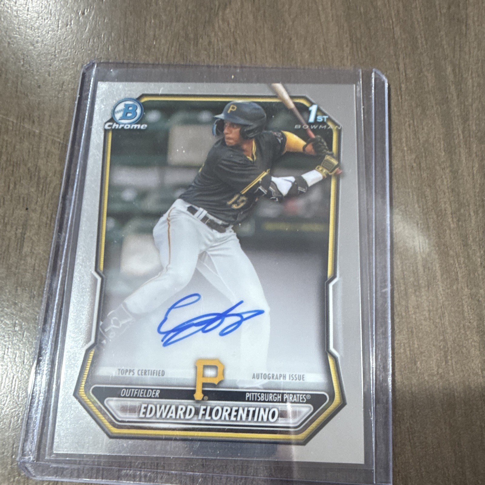 2026 Bowman Chrome Prospect Autographs Edward Florentino Auto 1st #CPA-EF