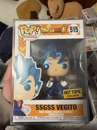 Funko Pop Dragon Ball Z SSGSS VEGITO Metallic Hot Topic Exclusive Figure #515