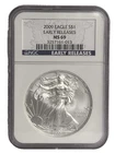 2009 American Silver Eagle $1 Dollar 1 oz. coin .999 FINE NGC MS69 ER