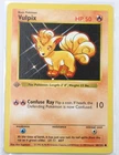 Pokemon Cards: Base Set 1st Edition Common: Vulpix 68/102 NM
