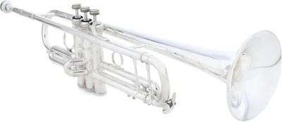 Bach 180 Stradivarius Professional Bb Trumpet - 43 Bell - Silver Plated