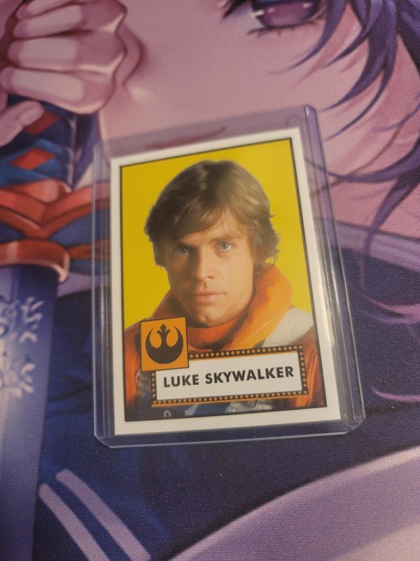 2023 Topps Throwback Thursday Star Wars 1952 Baseball Luke Skywalker PR /4521 #3