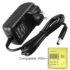 AC/DC Adapter For Sony MZ-R55 MZ-R70 MZ-R909 MZ-N700 MiniDisc Player