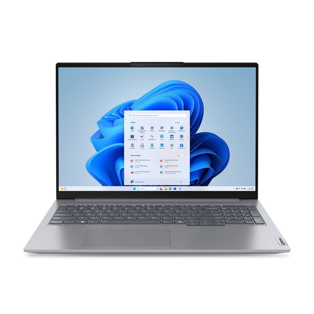 Lenovo ThinkBook 16 Notebook 16" Intel Core Ultra 7 16GB 512GB SSD Win11 Pro Gri