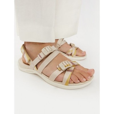 NIB Merrell Women's Sandals District 3 Backstrap Size 6B Oyster Huitre