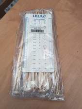 LIHAO 36 PCS Bamboo Knitting Needles Set 18 Sizes From 2.0mm to 10.0mm 