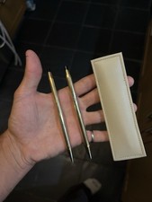 VTG Cross Century 10K Gold Filled Ballpoint Pen  Pencil Set W/ Pouch USA 1/20