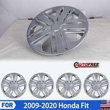 15 Hubcaps For 2009-2020 Honda Fit Snap-on Silver Wheel Covers 44733-t5r-a12