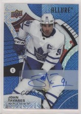 2021-22 Upper Deck Allure Blue Line Auto 17/35 John Tavares #44 Auto s3e