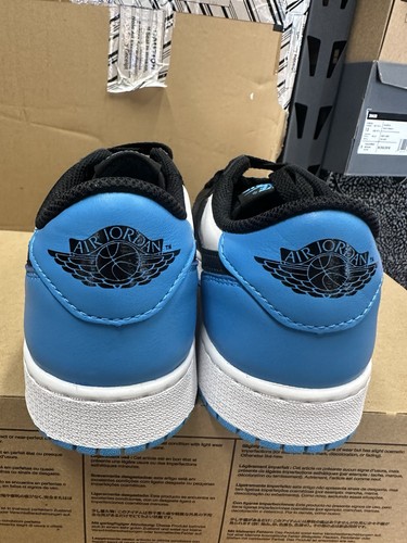 NIKE AIR JORDAN 1 RETRO LOW OG POWDER BLUE 6Y CZ0858-104 - Picture 6 of 9
