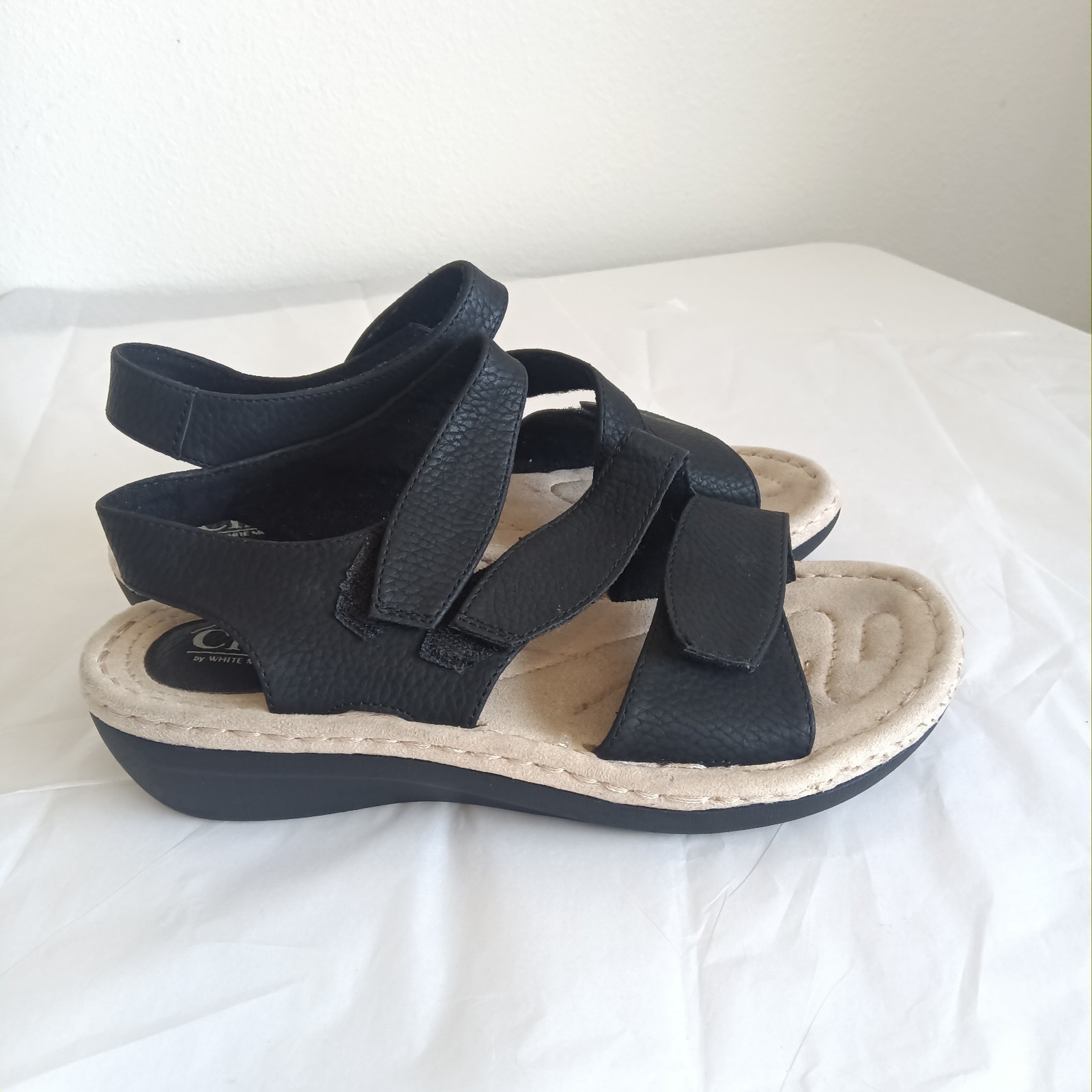 Sandals By Cliffs White Mountain. Black Straps, Comfortable, Stylish, Sz. 8.5