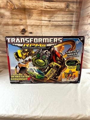 2009 Transformers RPMs Constructicon Devastator Showdown Track Set Hasbro Sealed