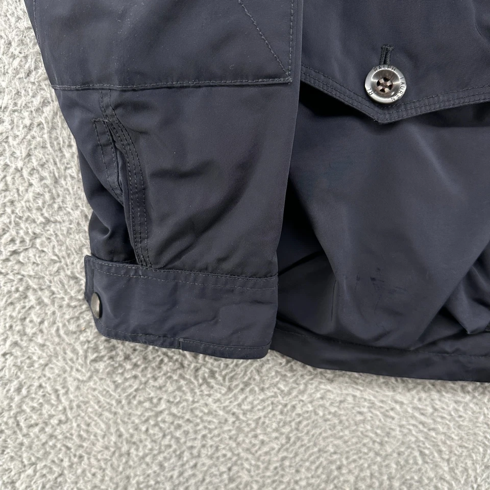 Chaqueta Ralph Lauren Etiqueta Negra Mujer Grande L Azul Pana Cuello Tareas Chaqueta Foto 3 de 4